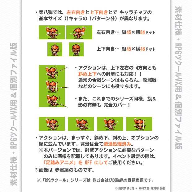 『戦国モノ』第八弾・合戦アクション用 弓兵セット 青軍編