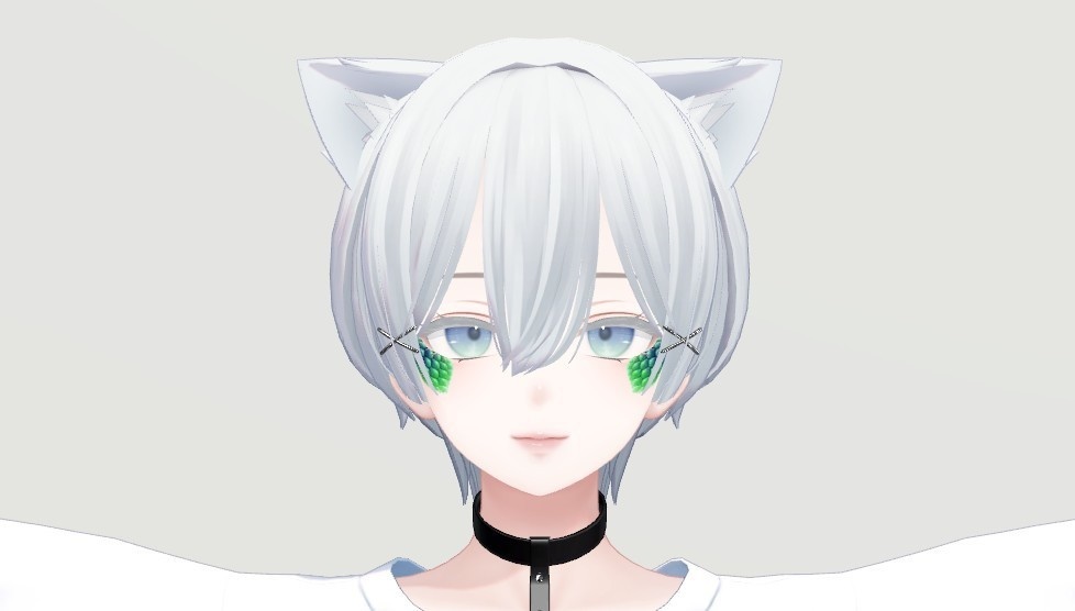 【3アバター】トカゲ鱗フェイステクスチャ【5Color】