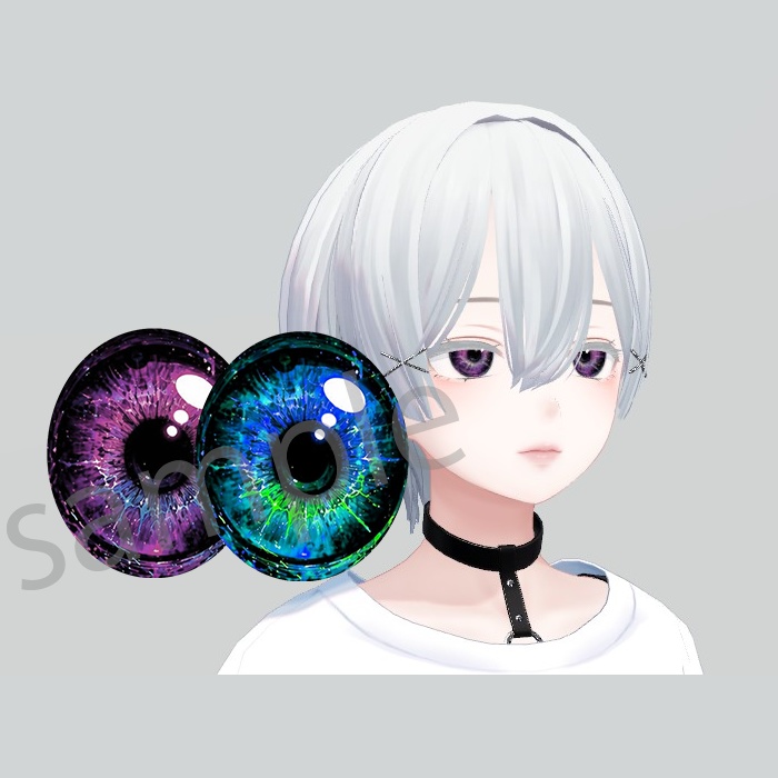 【2アバター】KTRアイテクスチャ【9color】