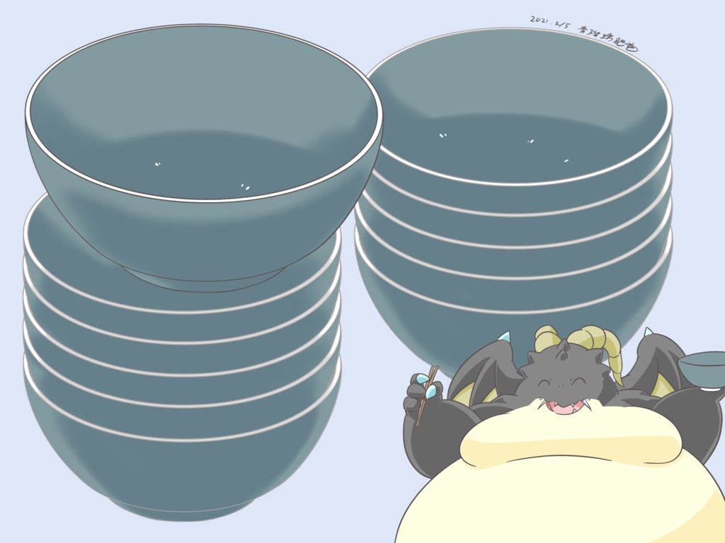 皿スタンプブラシ