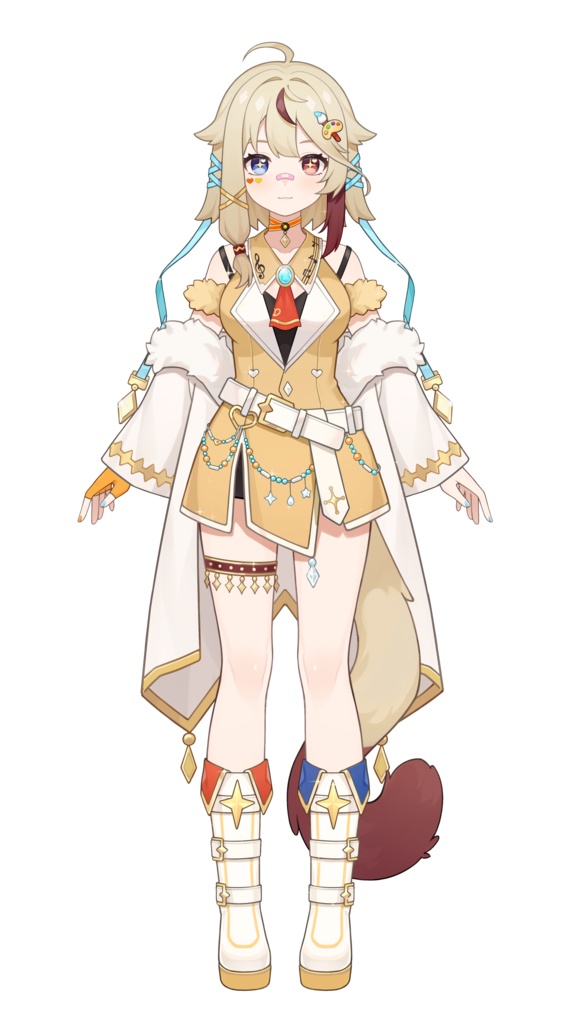 【自作ロゴスタンド】星野ももんがアクリルフィギュア