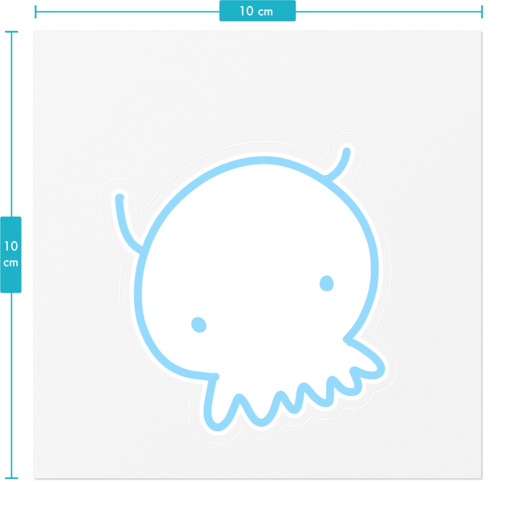 おくとぱす。ステッカー