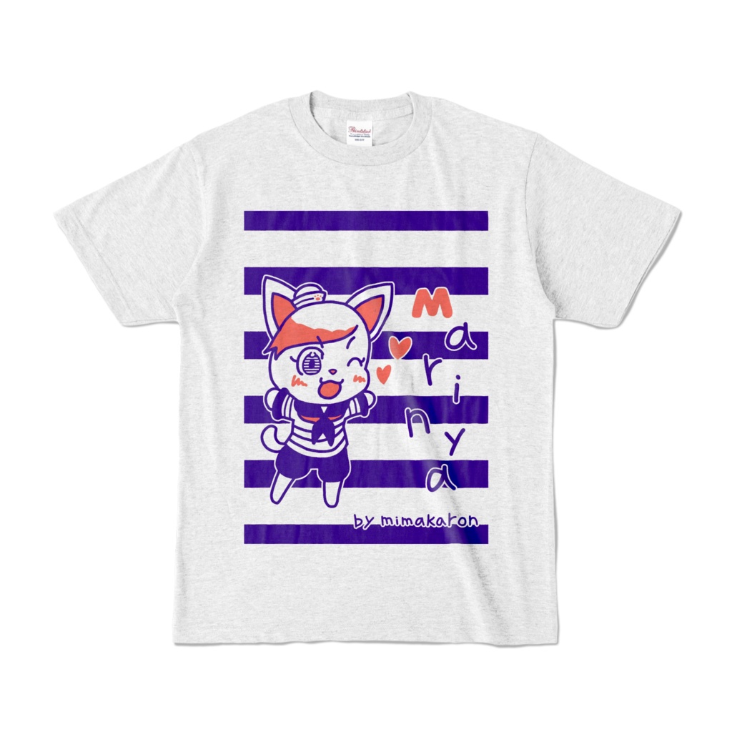 海色マカロン まりにゃTシャツ