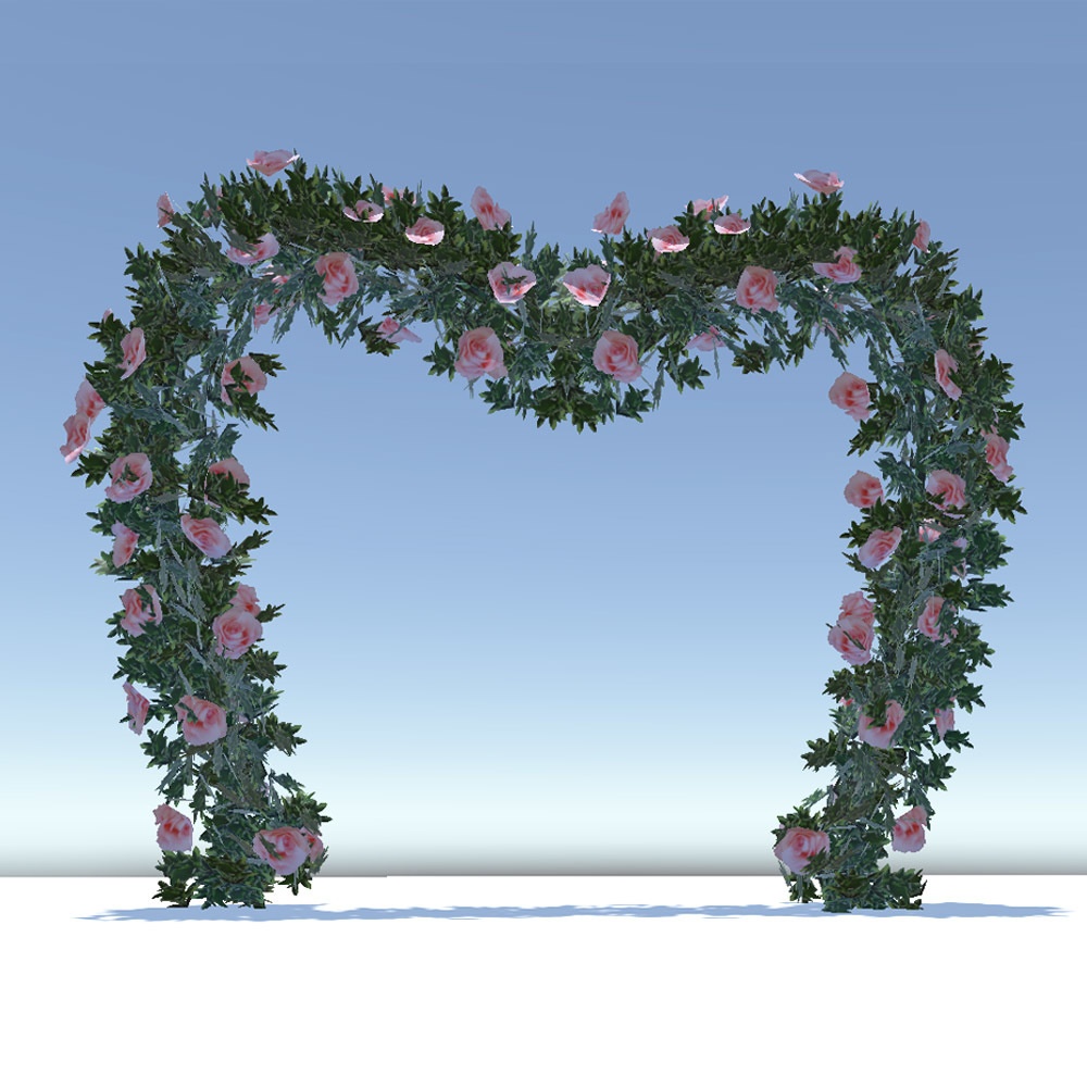 【3Dモデル】フラワーアーチ