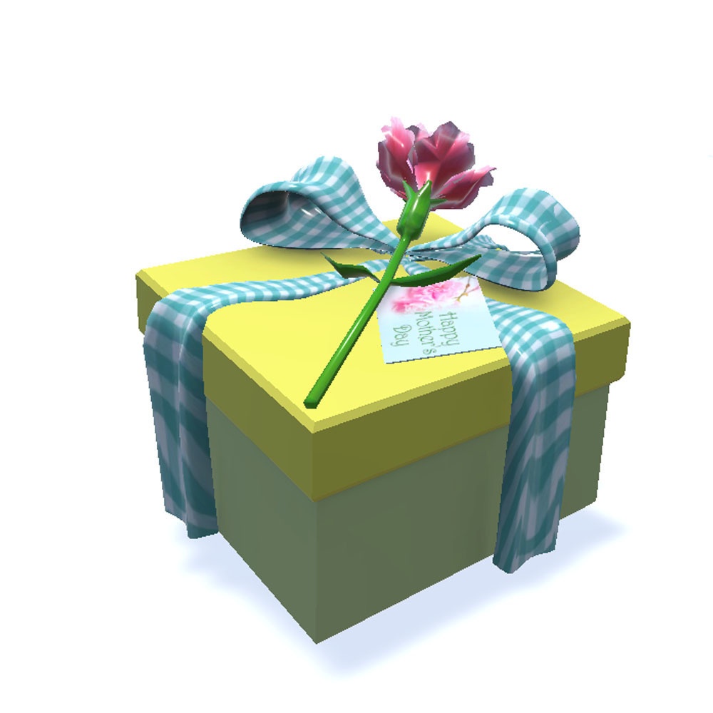 【3Dモデル】母の日 プレゼントボックス