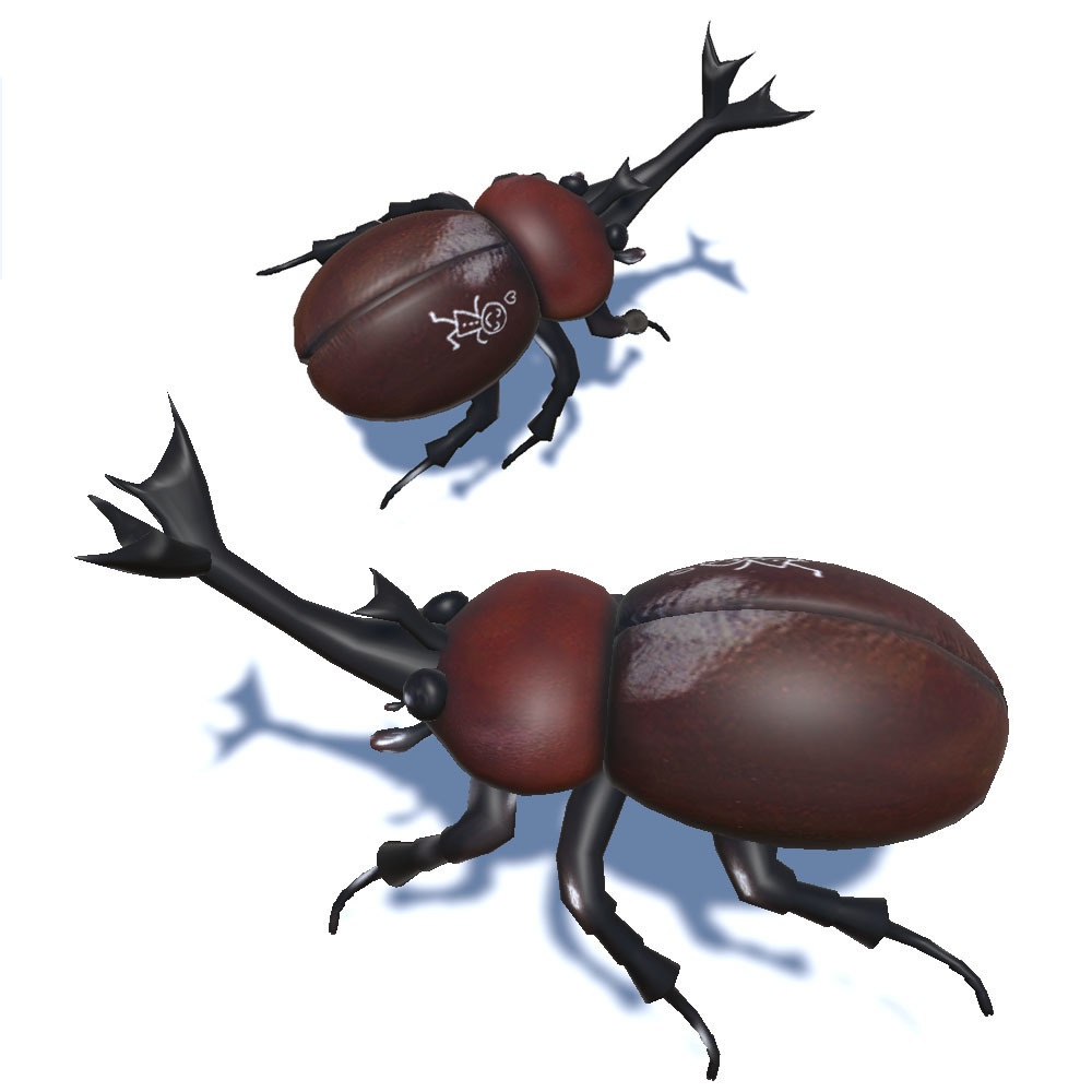 【3Dモデル】 昆虫 カブトムシ