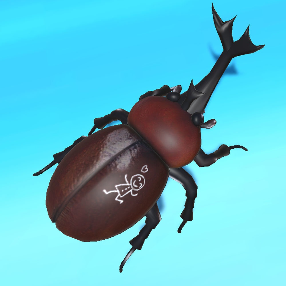 【3Dモデル】 昆虫 カブトムシ