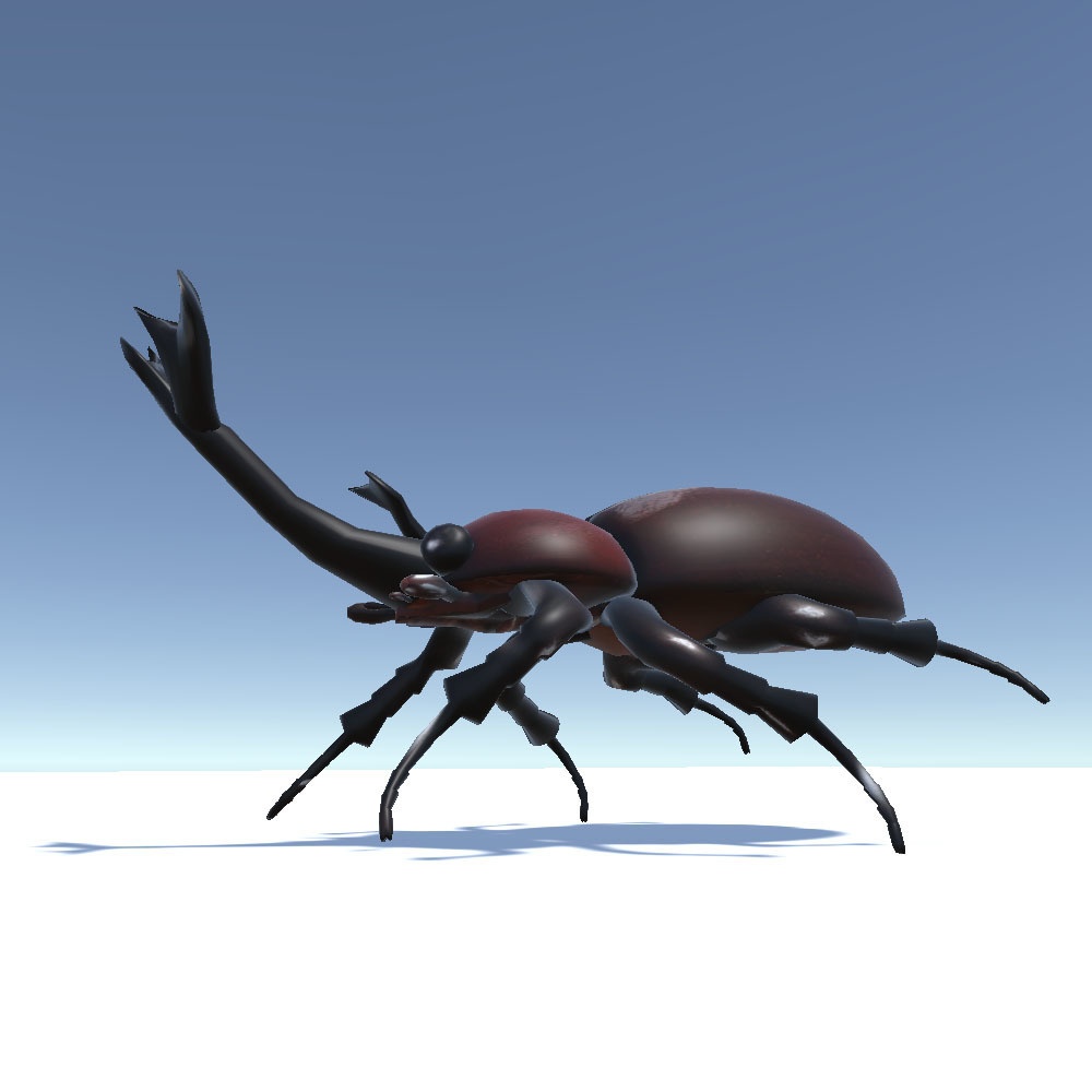 【3Dモデル】 昆虫 カブトムシ