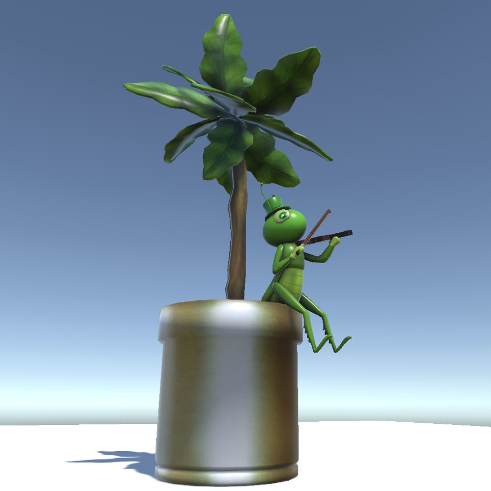 【3Dモデル】小さな ミュージシャン