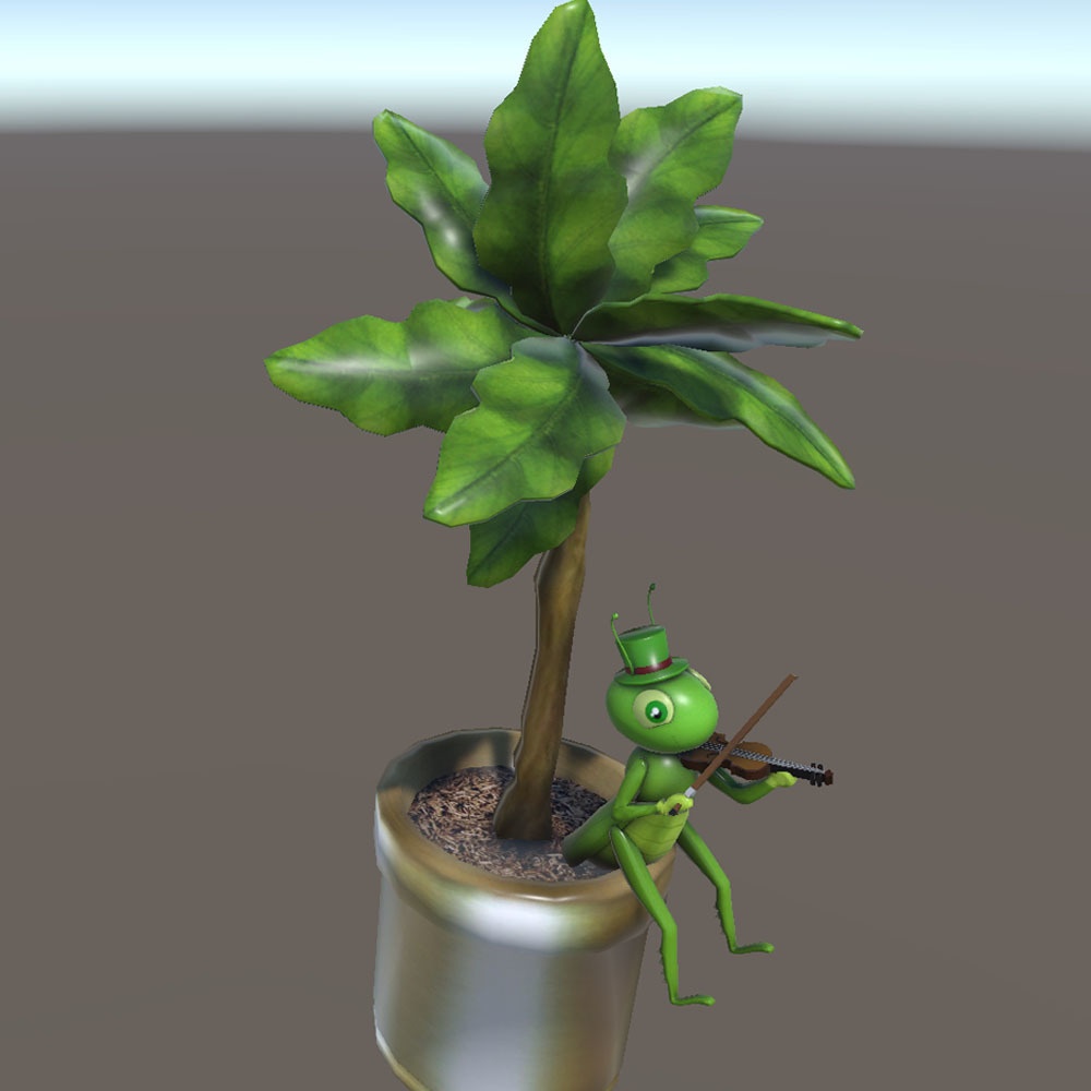 【3Dモデル】小さな ミュージシャン