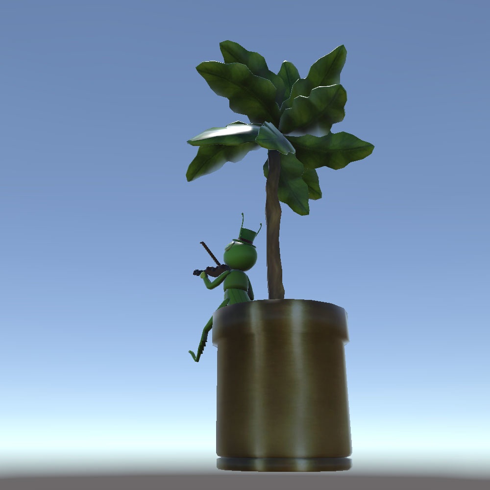 【3Dモデル】小さな ミュージシャン