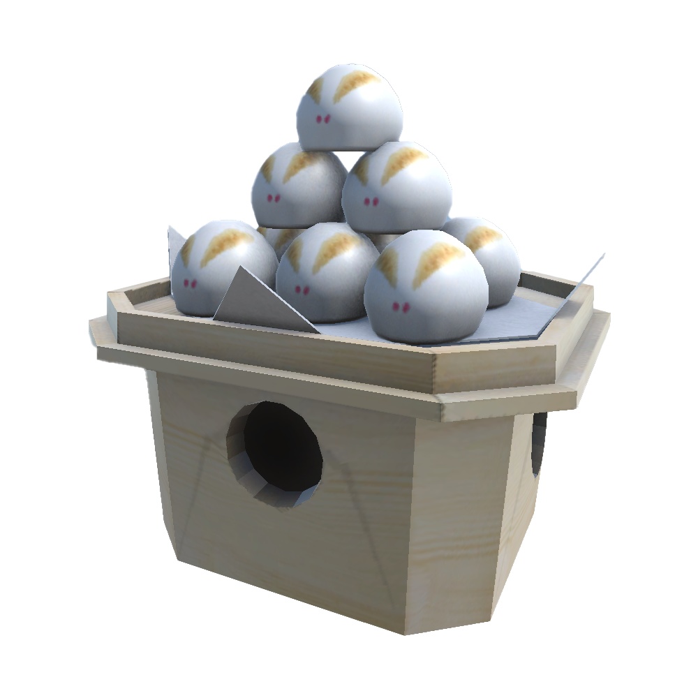 【3Dモデル】お月見セット