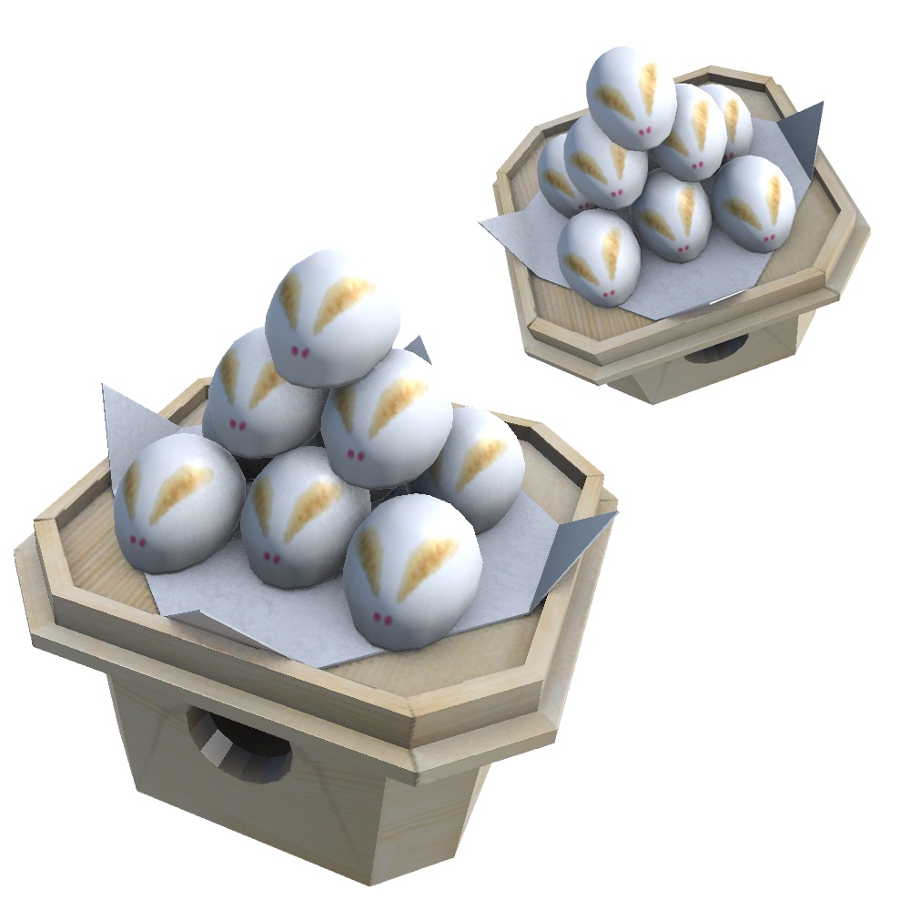 【3Dモデル】お月見セット