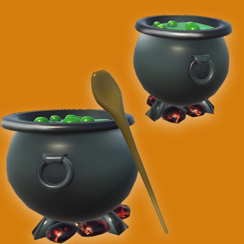 【3Dモデル】魔女の大釜