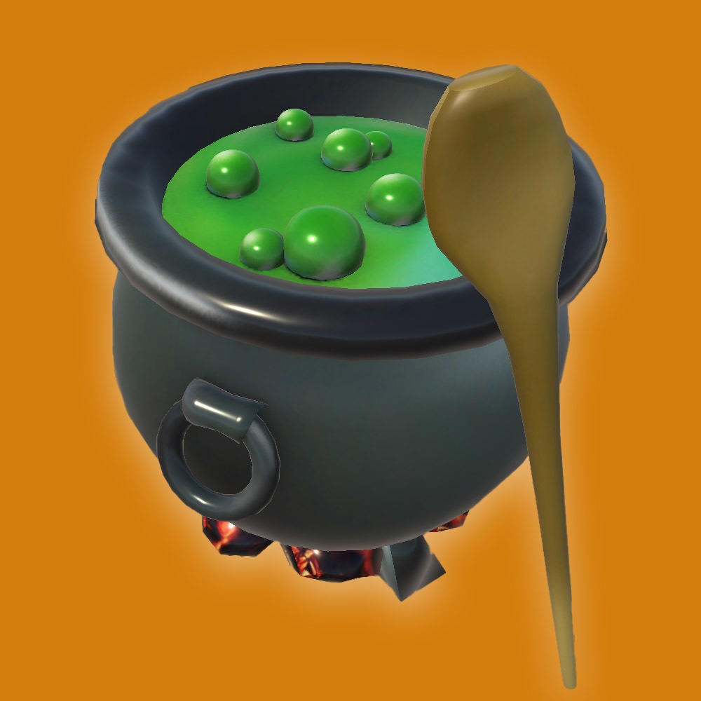 【3Dモデル】魔女の大釜