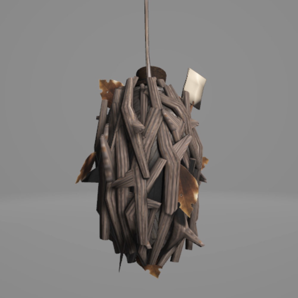 【3Dモデル】みのむし