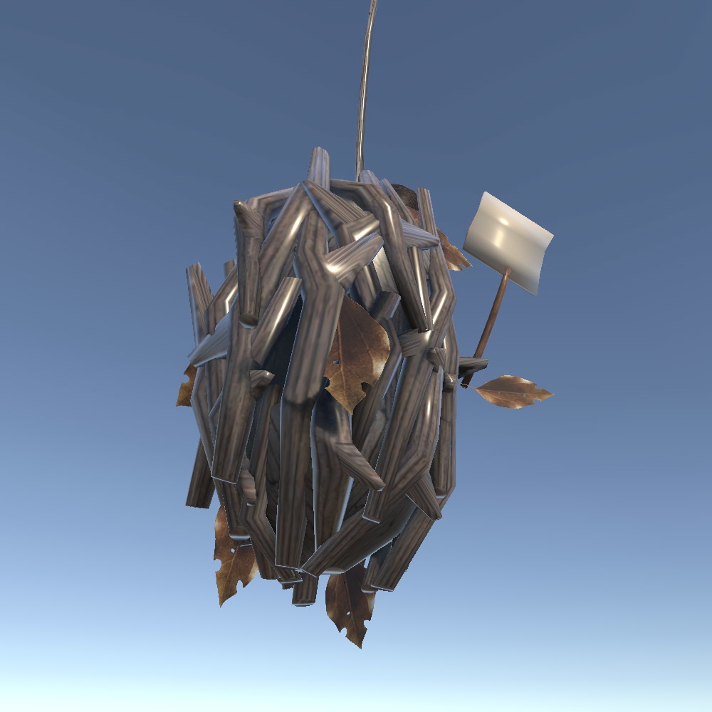 【3Dモデル】みのむし