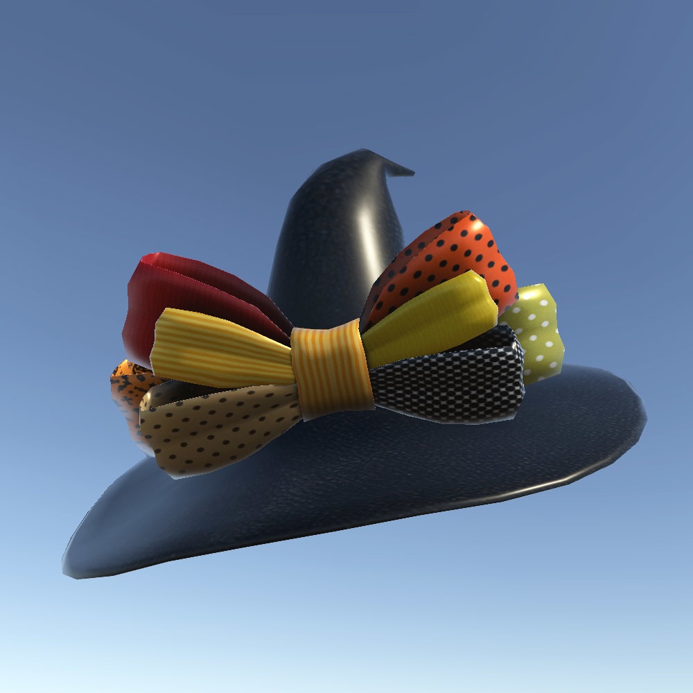 【3Dモデル】魔女の帽子