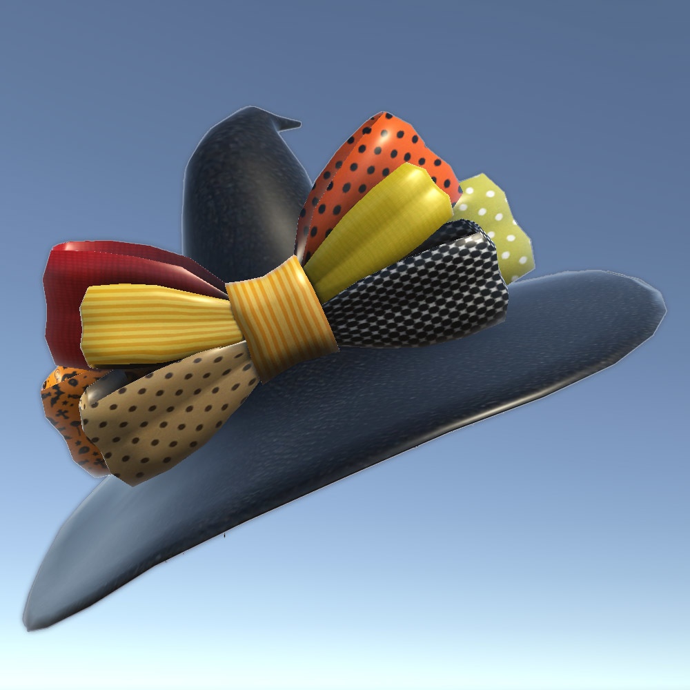 【3Dモデル】魔女の帽子