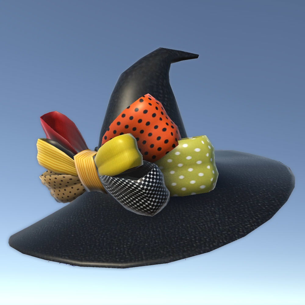 【3Dモデル】魔女の帽子