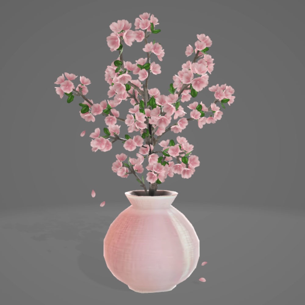 【3Dモデル】桜の花瓶