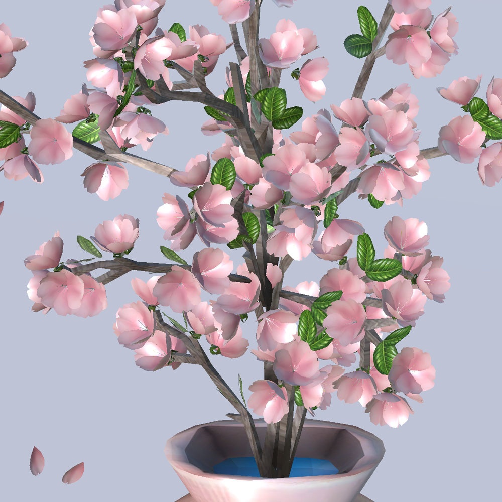 【3Dモデル】桜の花瓶