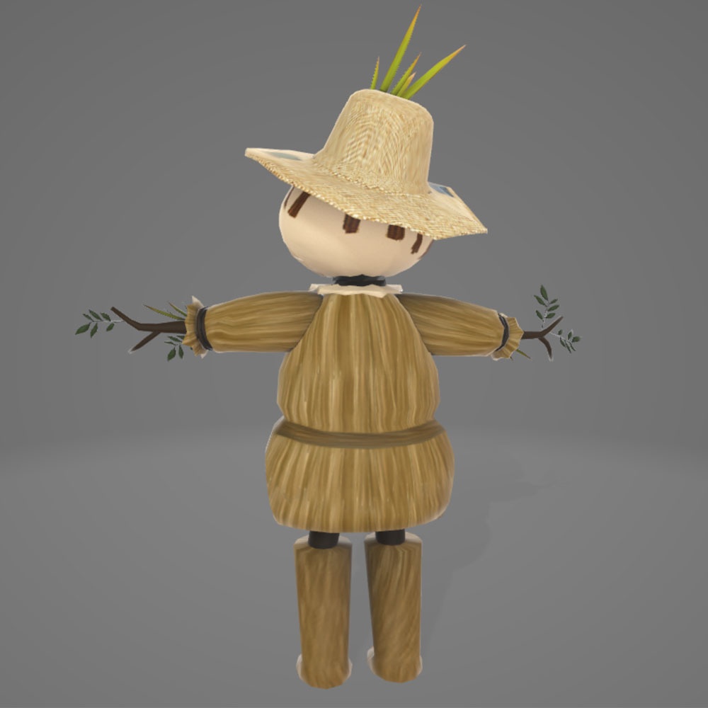【3Dモデル】案山子アバター