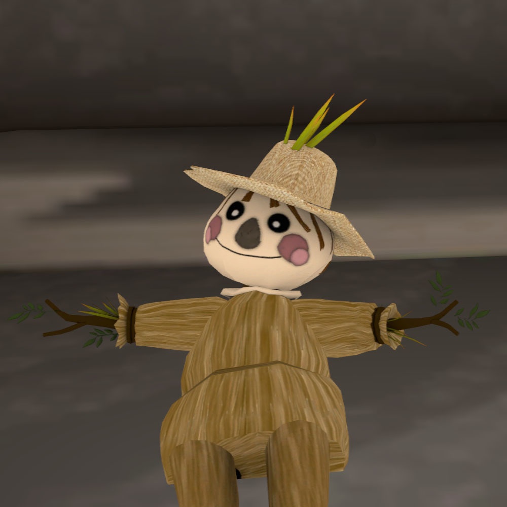 【3Dモデル】案山子アバター