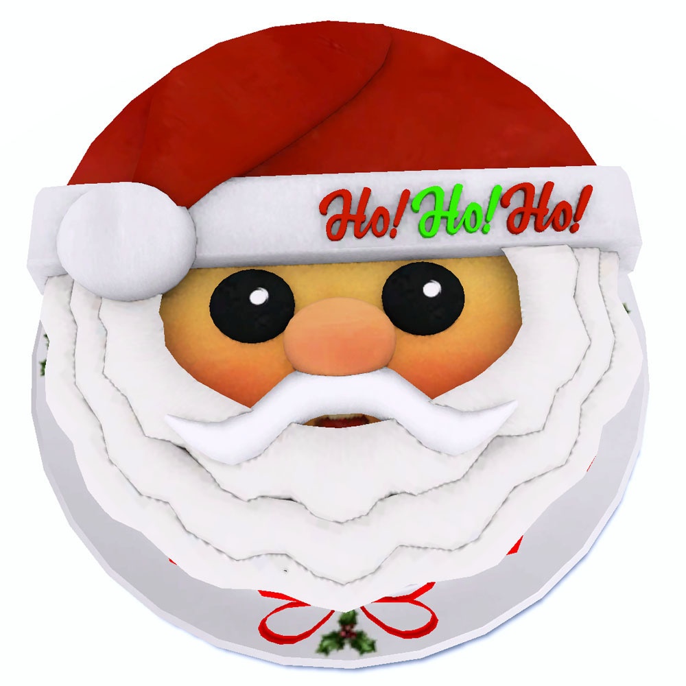 【3Dモデル】サンタクロース クリスマスケーキ