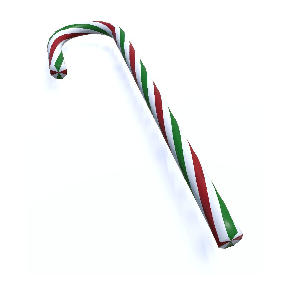 【3Dモデル】クリスマス キャンディケイン