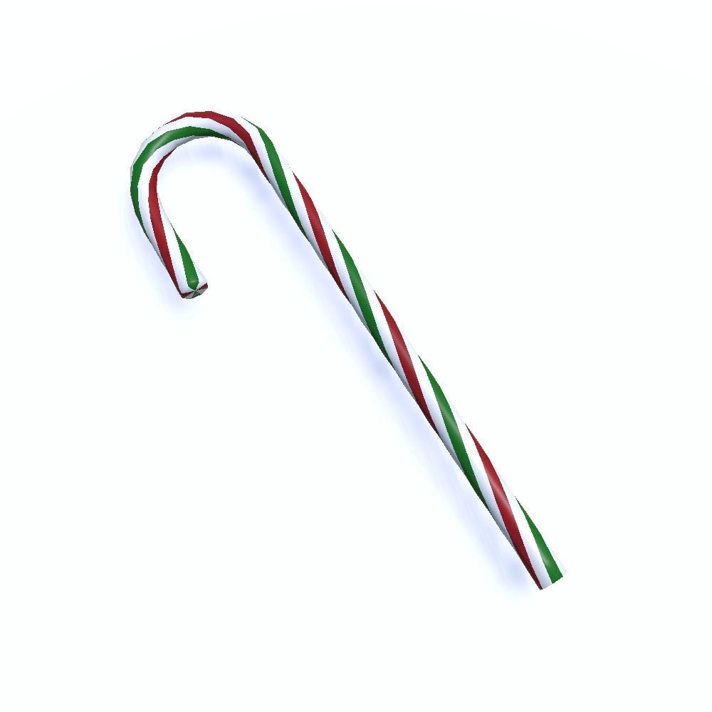 【3Dモデル】クリスマス キャンディケイン
