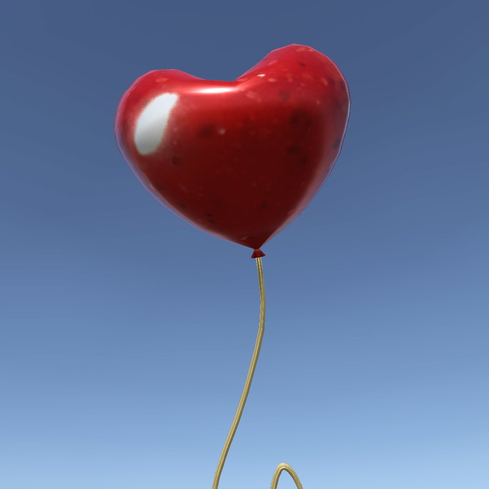 【3Dモデル】風船LOVE