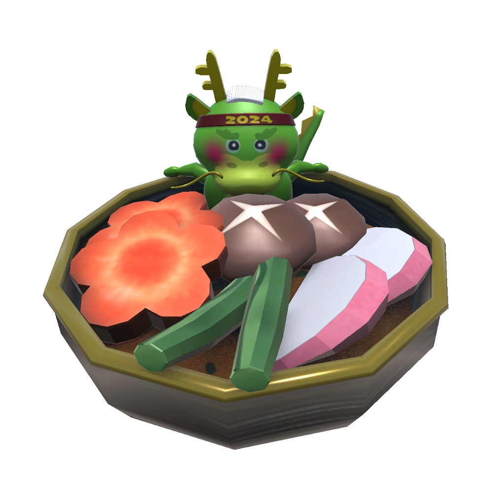 【3Dモデル】まったり龍