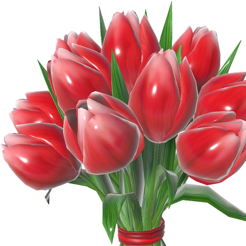 赤いチューリップ