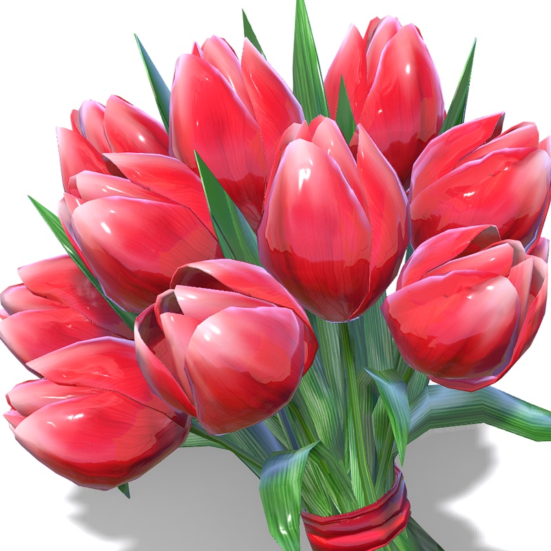 赤いチューリップ