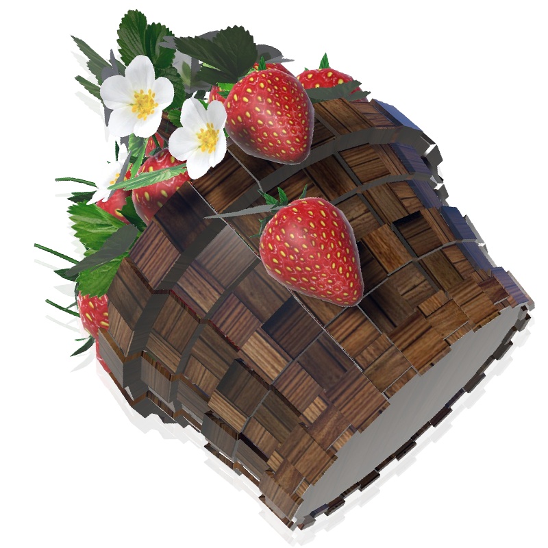 【3Dモデル】いちご