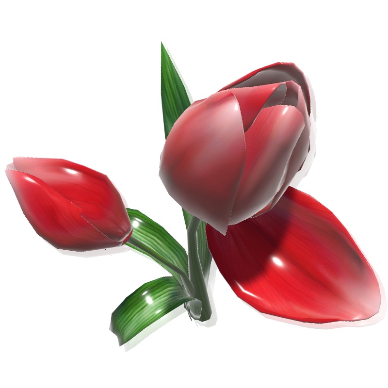 【3Dモデル】チューリップベンチ