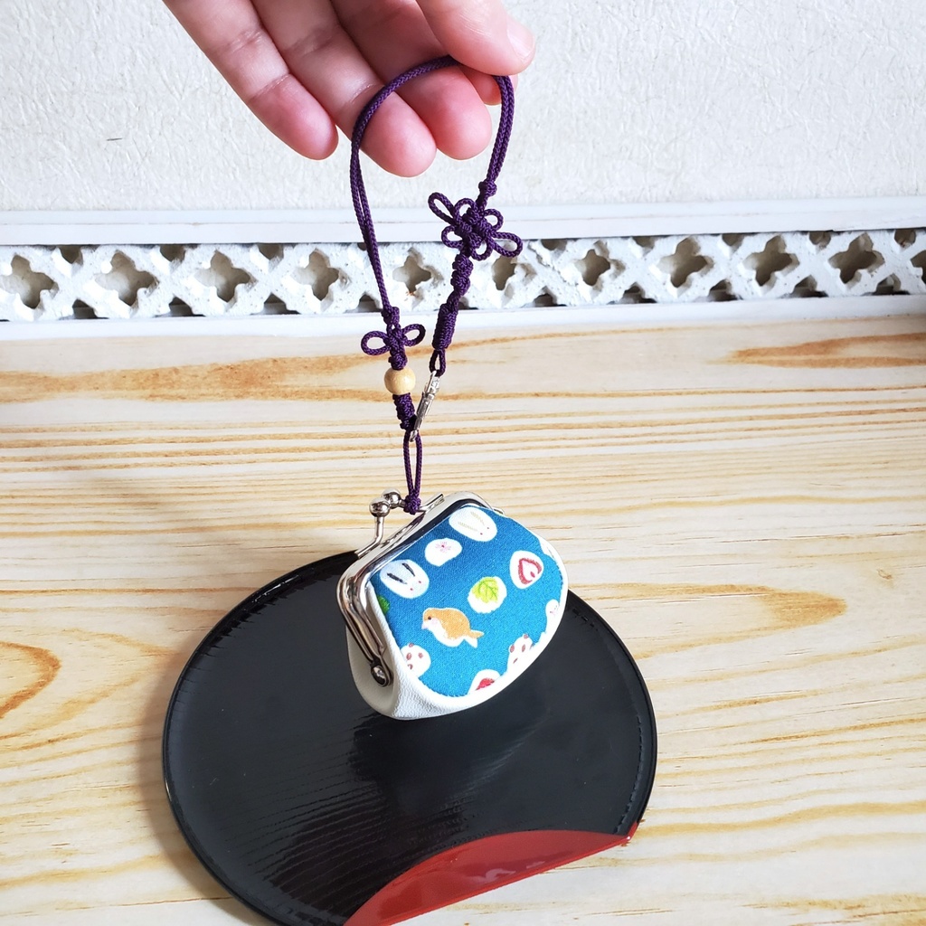 ミニお餅がま口(ずんだ)