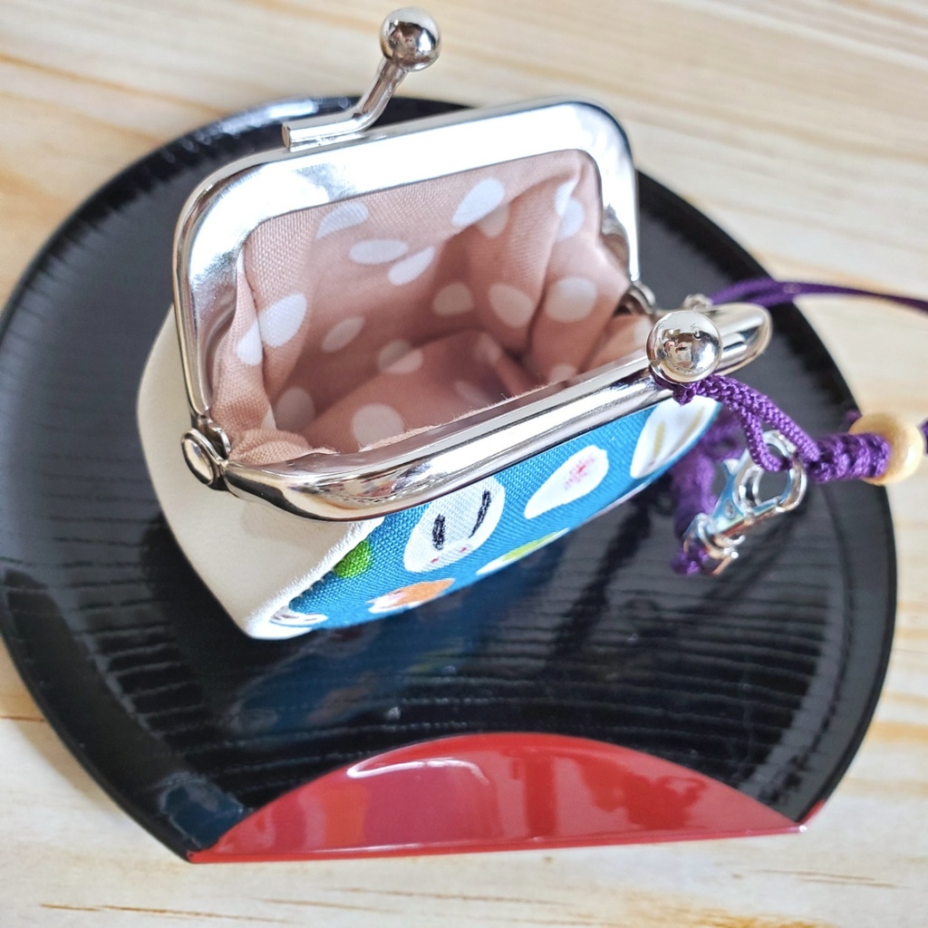 ミニお餅がま口(ずんだ)