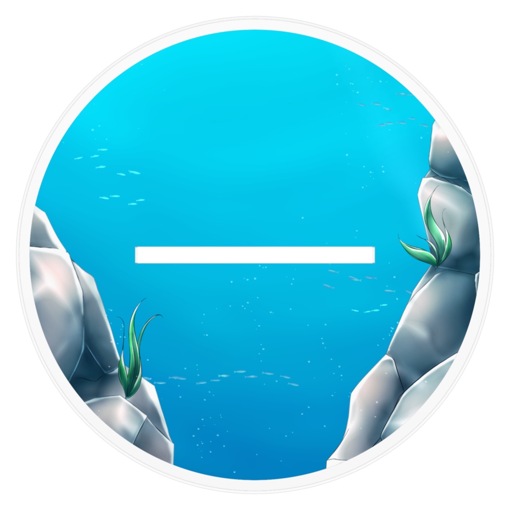 水中でツーショット