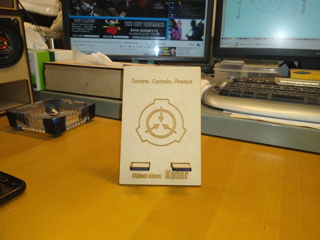 SCP財団　MDFスマフォスタンド