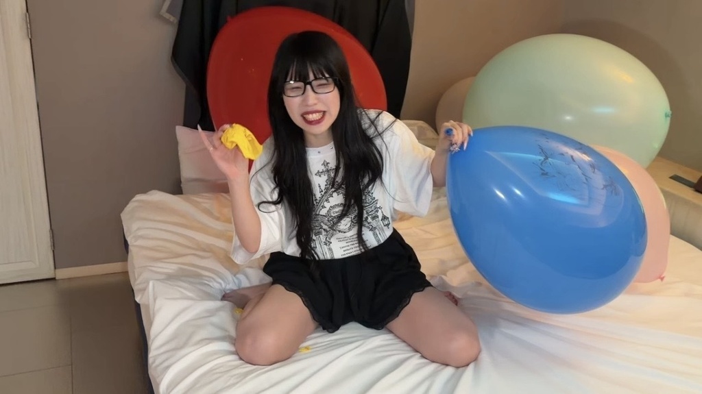 【ゆりざべすさん】風船ふくらまし割り
