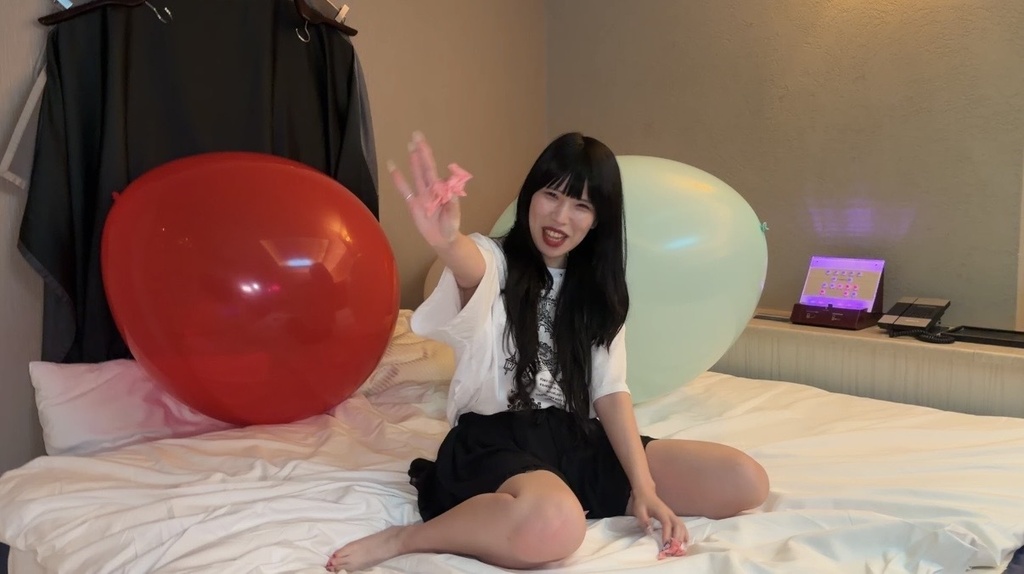 【ゆりざべすさん】風船お尻割り