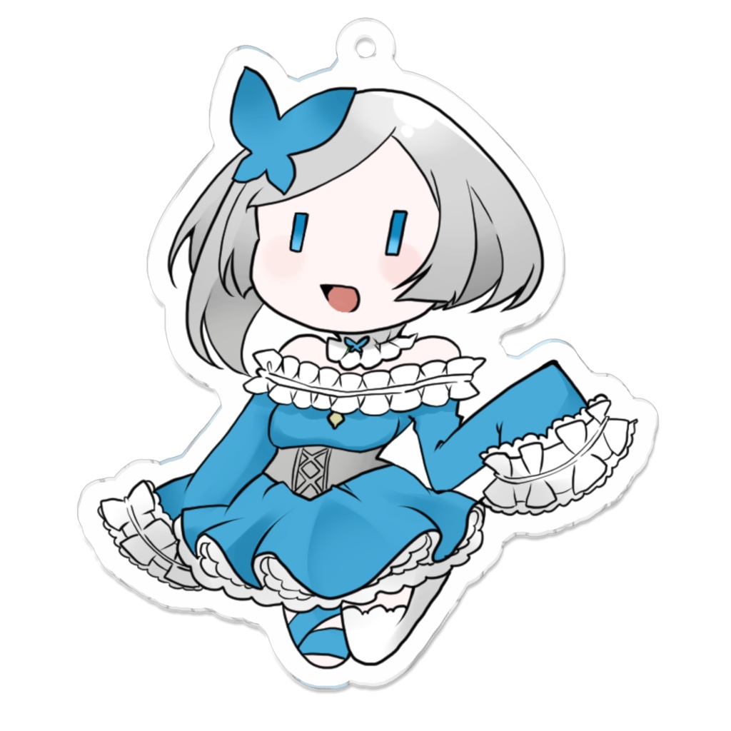 蒼蝶ちゃんアクリルキーホルダー