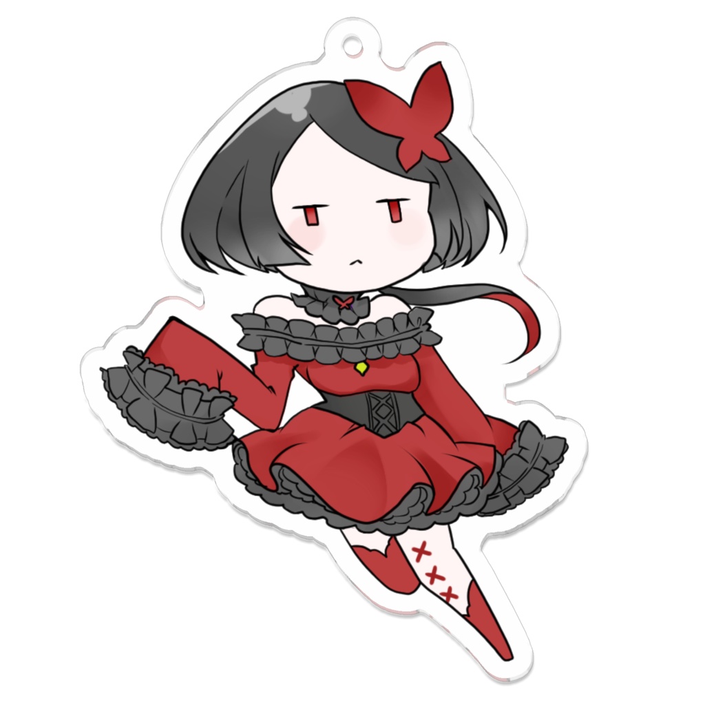 緋蝶ちゃんアクリルキーホルダー