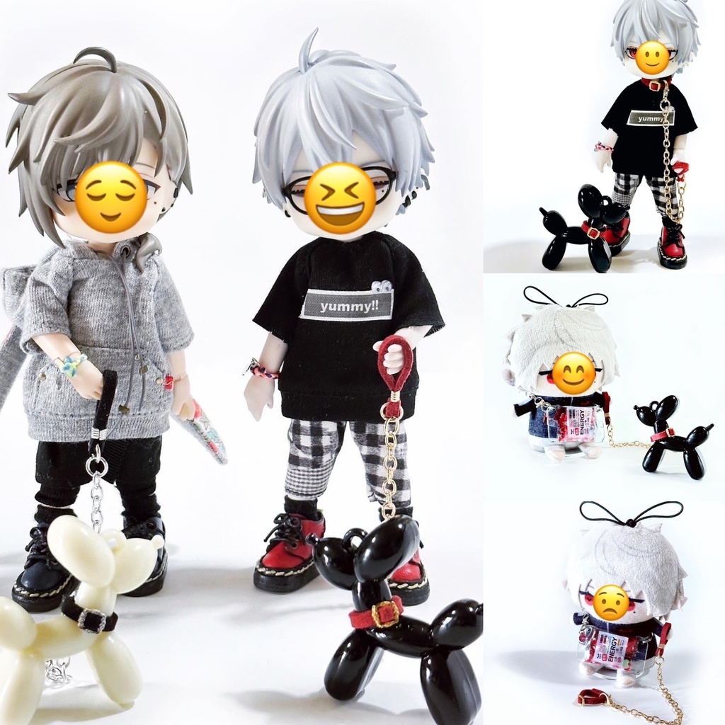 ◆イマドノワン3&いぬ、にげたセット◆ 12cmぬい・オビツ11共用