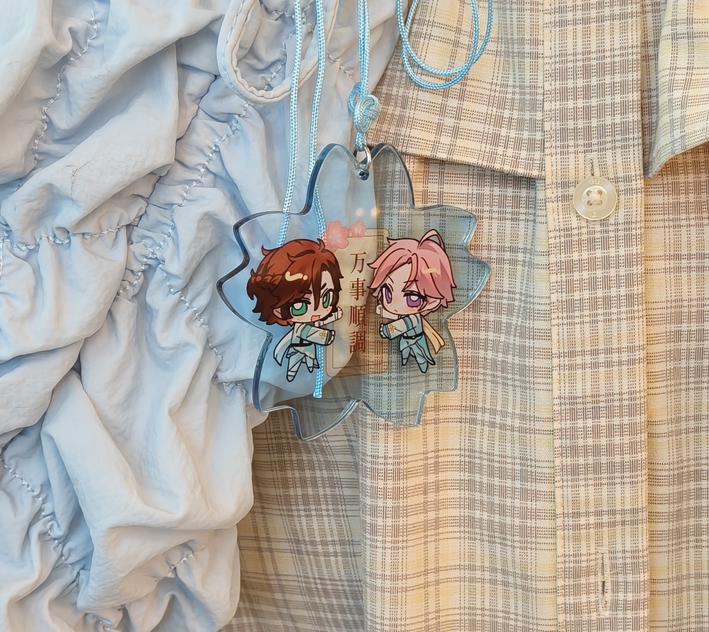 [こは斑]アクリル製桜御守