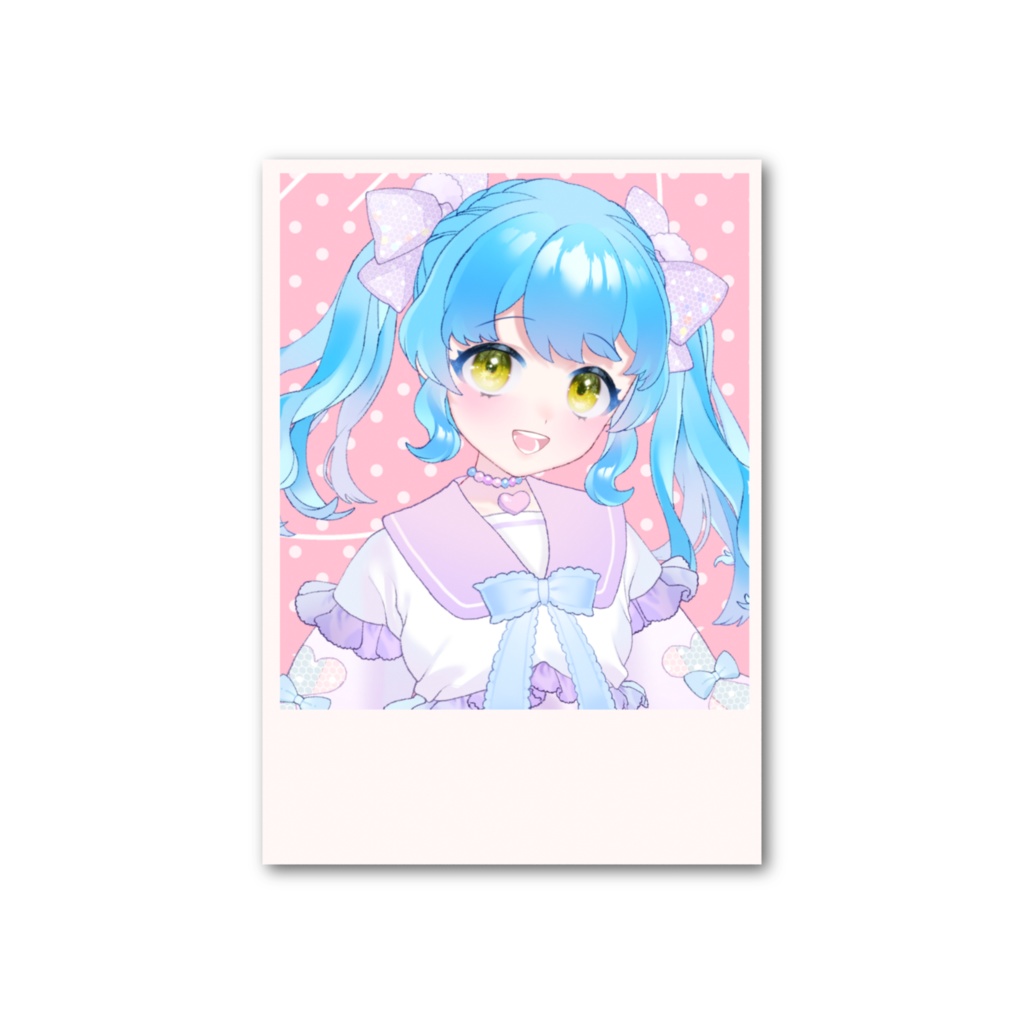 明日リオン　チェキ風カード