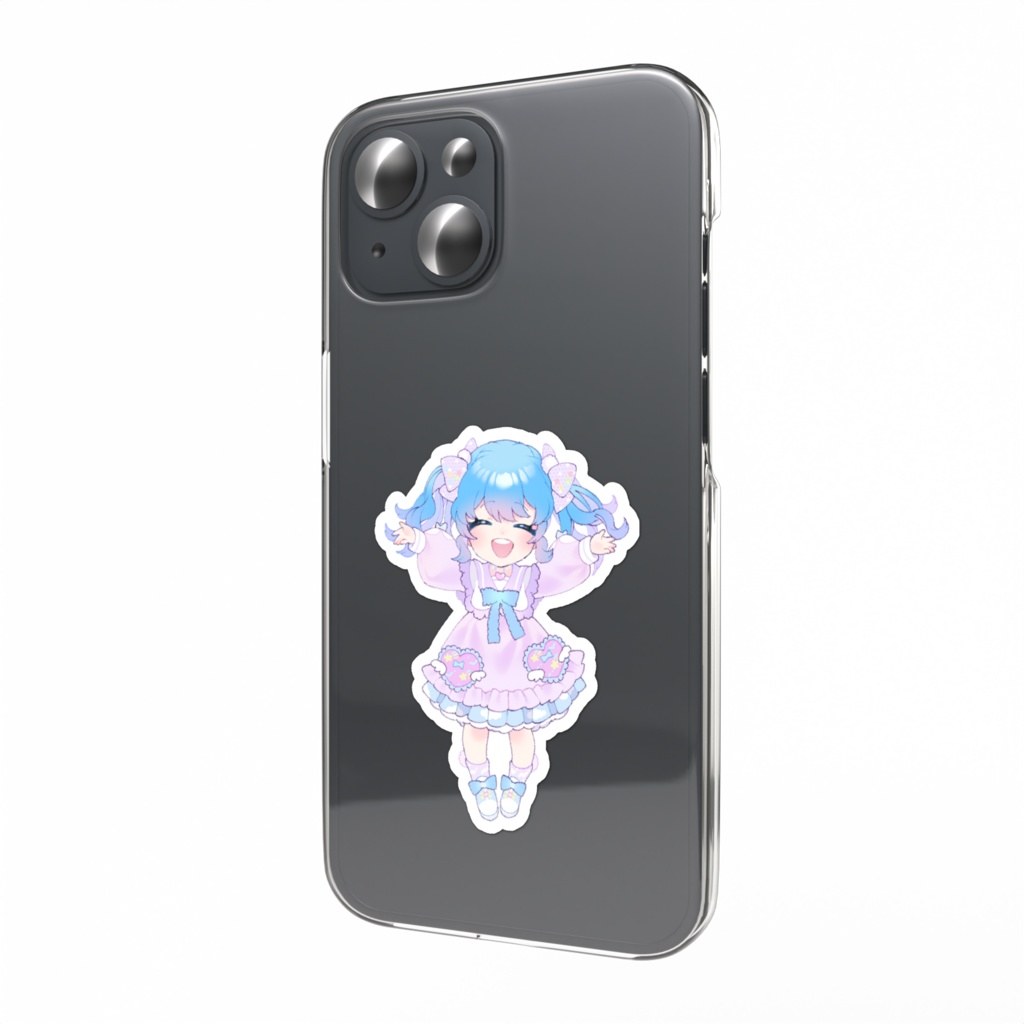 明日リオン　スマホステッカー