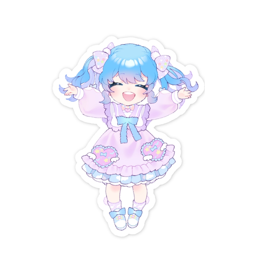 明日リオン スマホステッカー